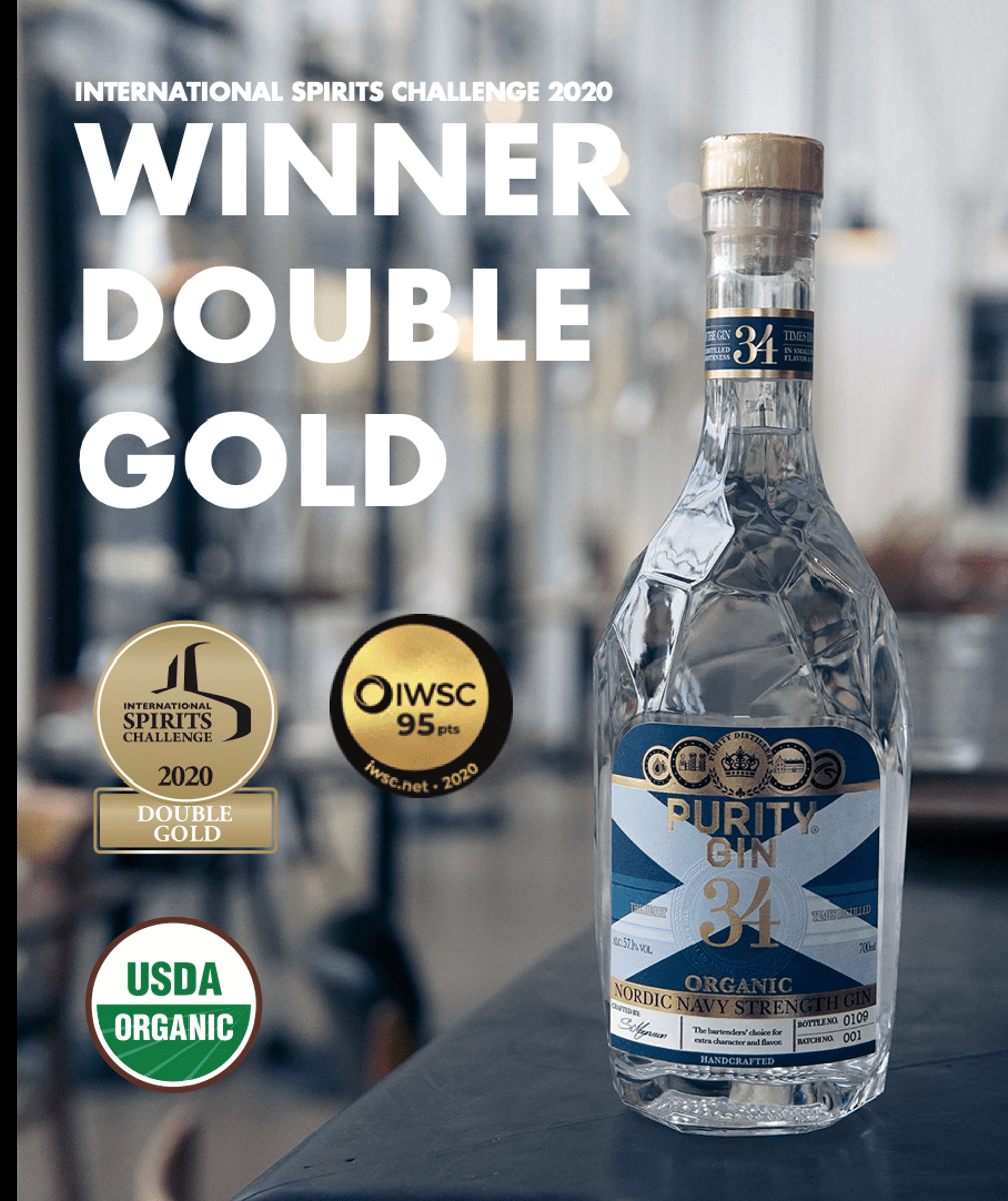 PURITY WINS DOUBLE DOUBLE GOLD AT THE INTERNATIONAL SPIRIT CHALLENGE 2020