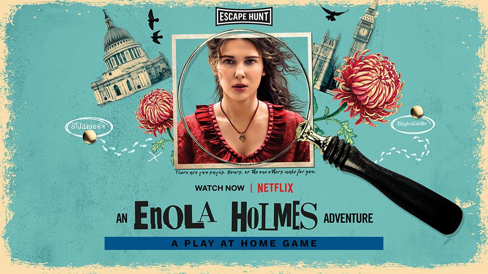 Escape Hunt launches an Enola Holmes Adventure Game with Netflix