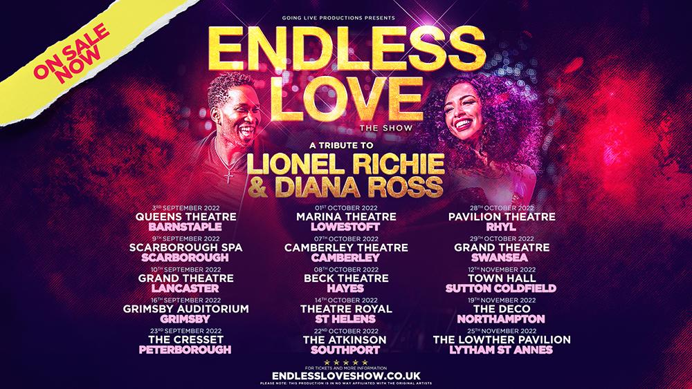 Endless Love - a show celebrating Lionel Richie and Diana Ross to tour UK