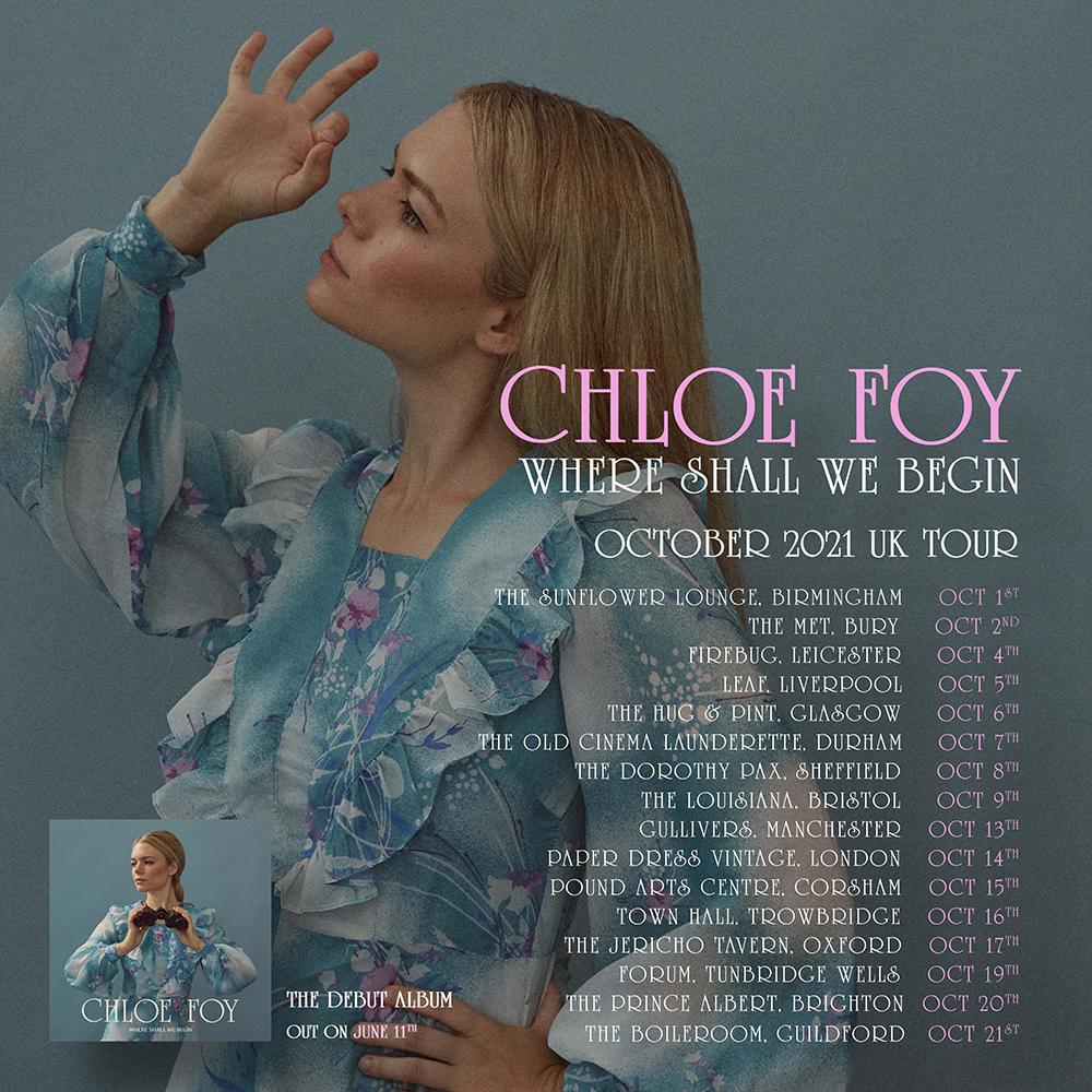 Singer-songwriter Chloe Foy announces Autumn UK tour dates