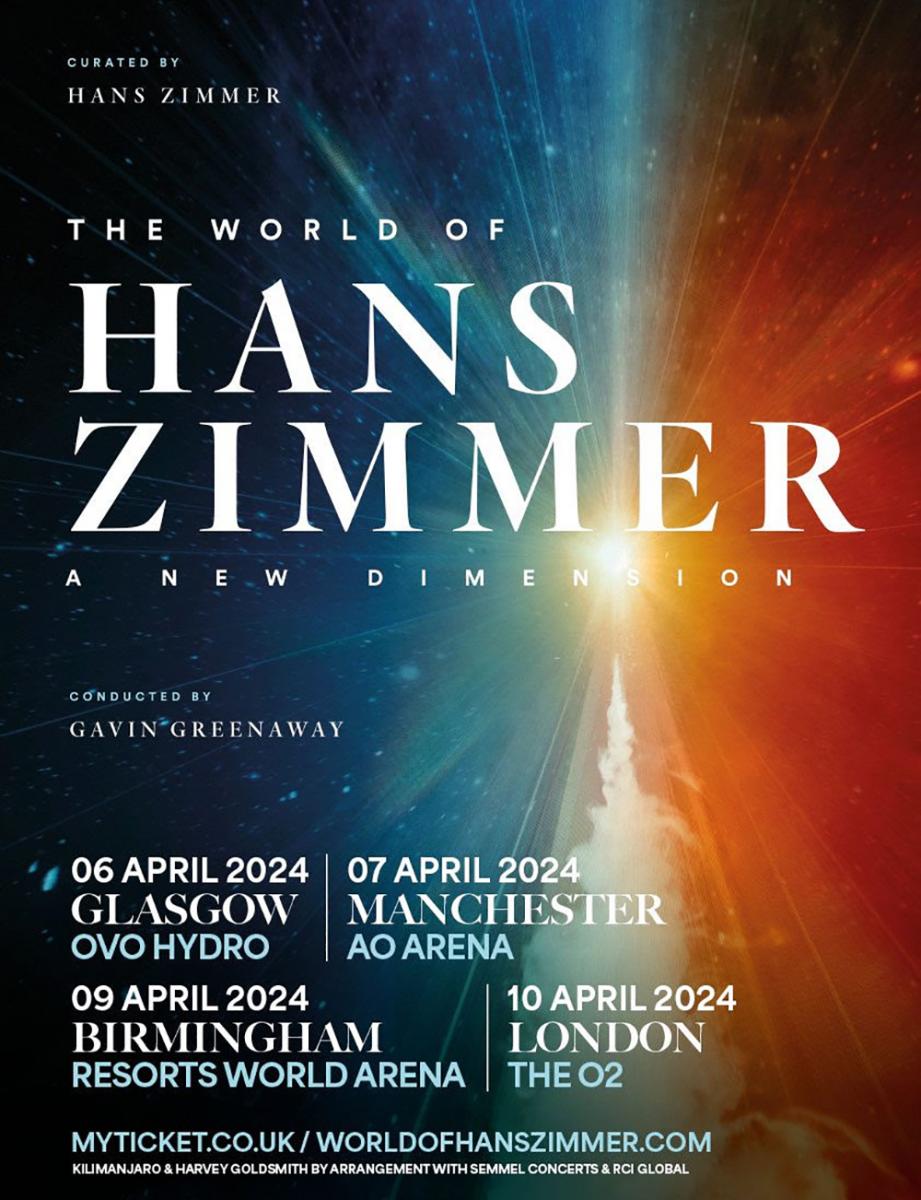 Legendary composer Hans Zimmer announces 'The World of Hans Zimmer - A New Dimension' European Tour