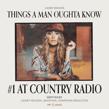 Lainey Wilson's “Things A Man Oughta Know” Hits No.1