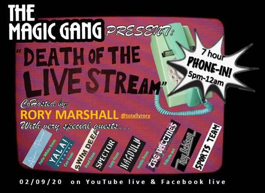 The Magic Gang present 'Death of the Livestream' event on 2 September - New album 'Death of the Party' is out now