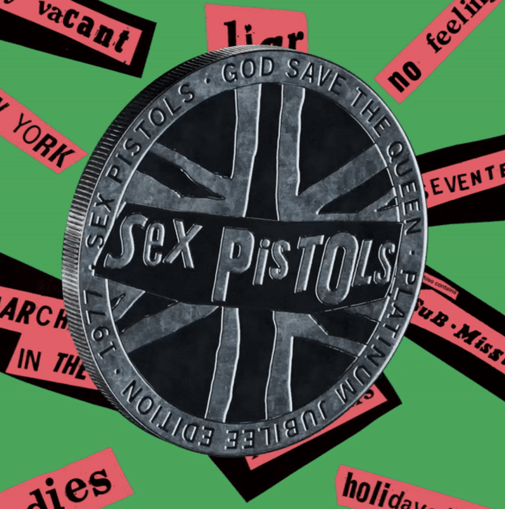 Sex Pistols fans can get their hands on a God Save the Queen commemorative coin