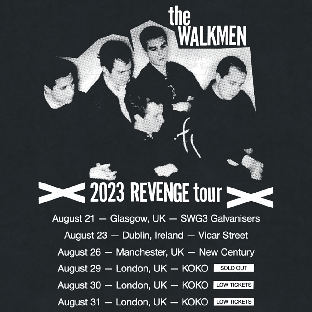 The Walkmen announce UK shows in Manchester, Glasgow, and London