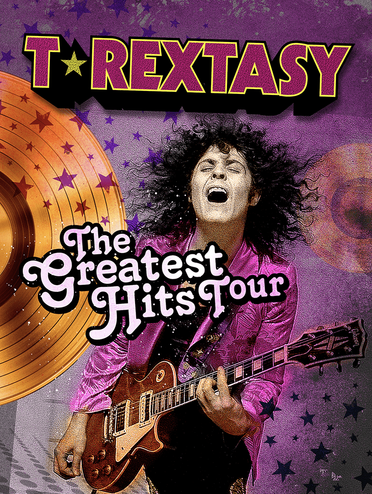 Tribute band, T.Rextasy, are rock'n'rollin their way to Arlington Arts Centre