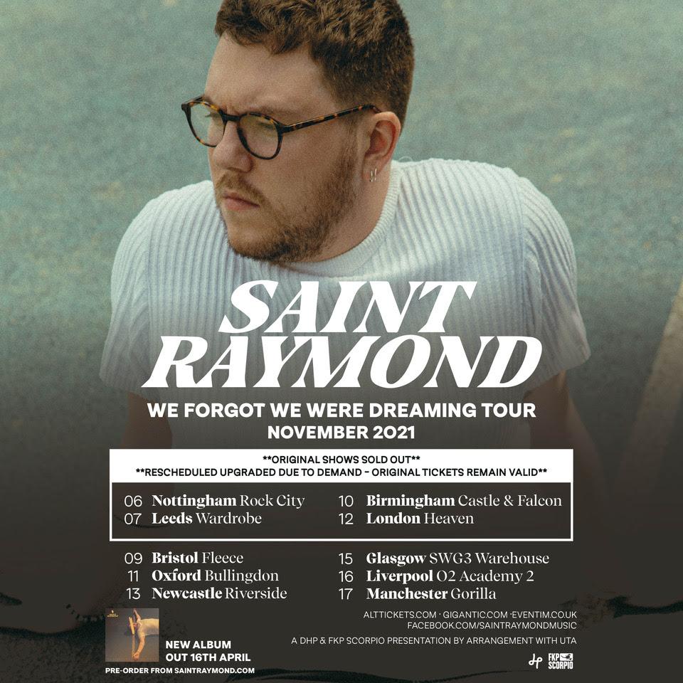Saint Raymond's ‘We Forgot We Were Dreaming’ tour is Rescheduled to November
