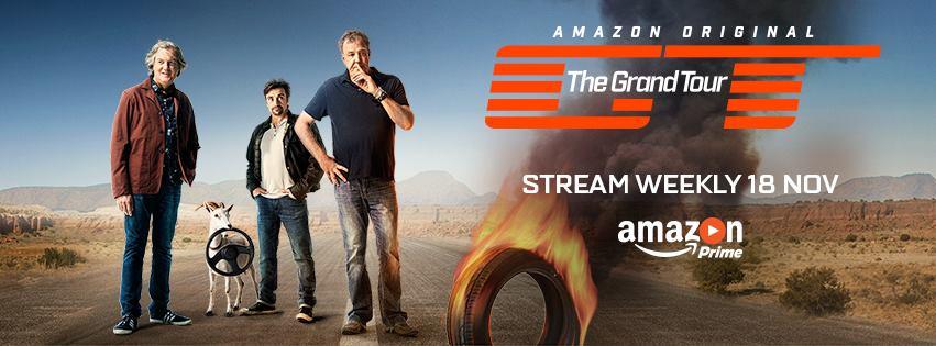 The Grand Tour finally arrives on Amazon Prime this week
