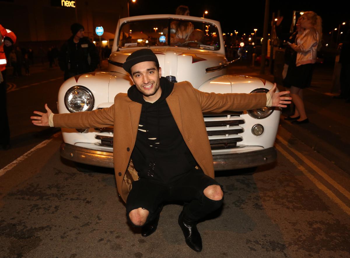 Didcot Christmas street fair kicks off in style with the help of The Wanted star Tom Parker
