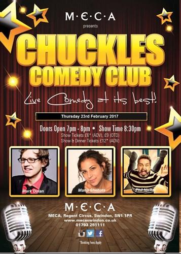 Chuckles Comedy Club returns to Swindon
