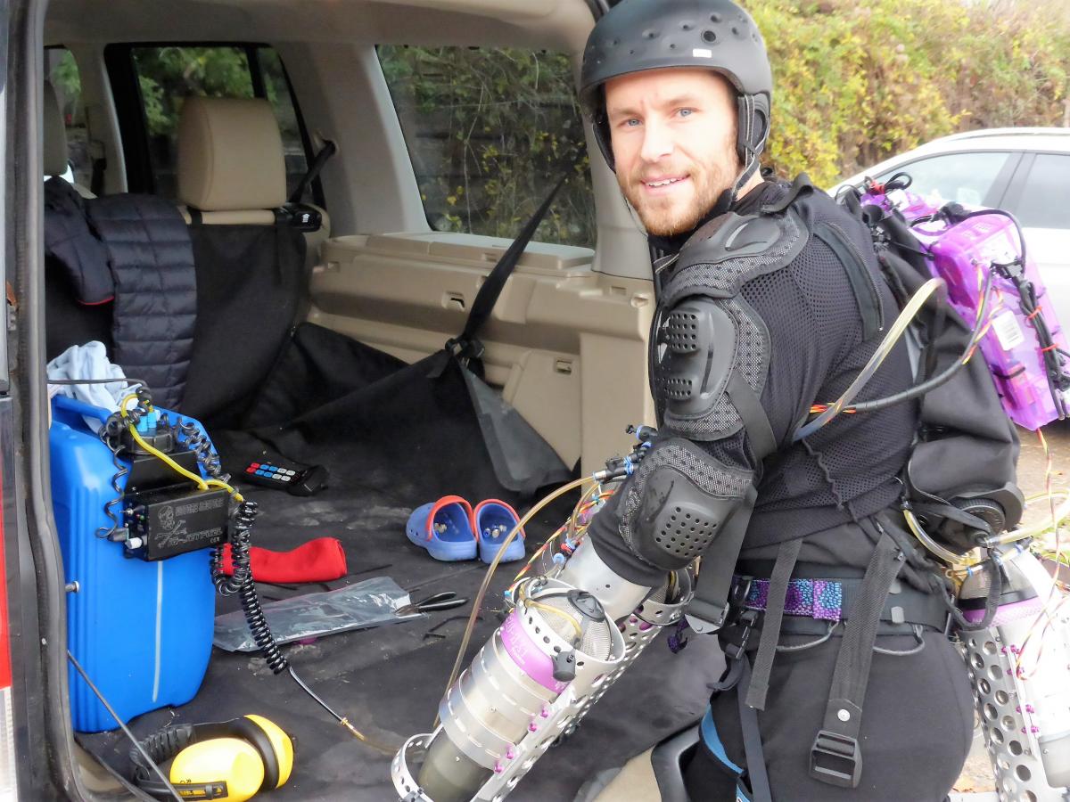 Wiltshire inventor STUNS world with 'Iron Man' style jet suit