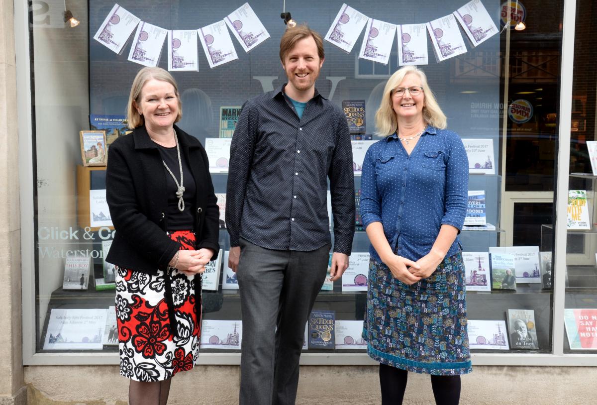 Waterstones have announced they will sponsor the literature events at this year's Salisbury International Arts Festival