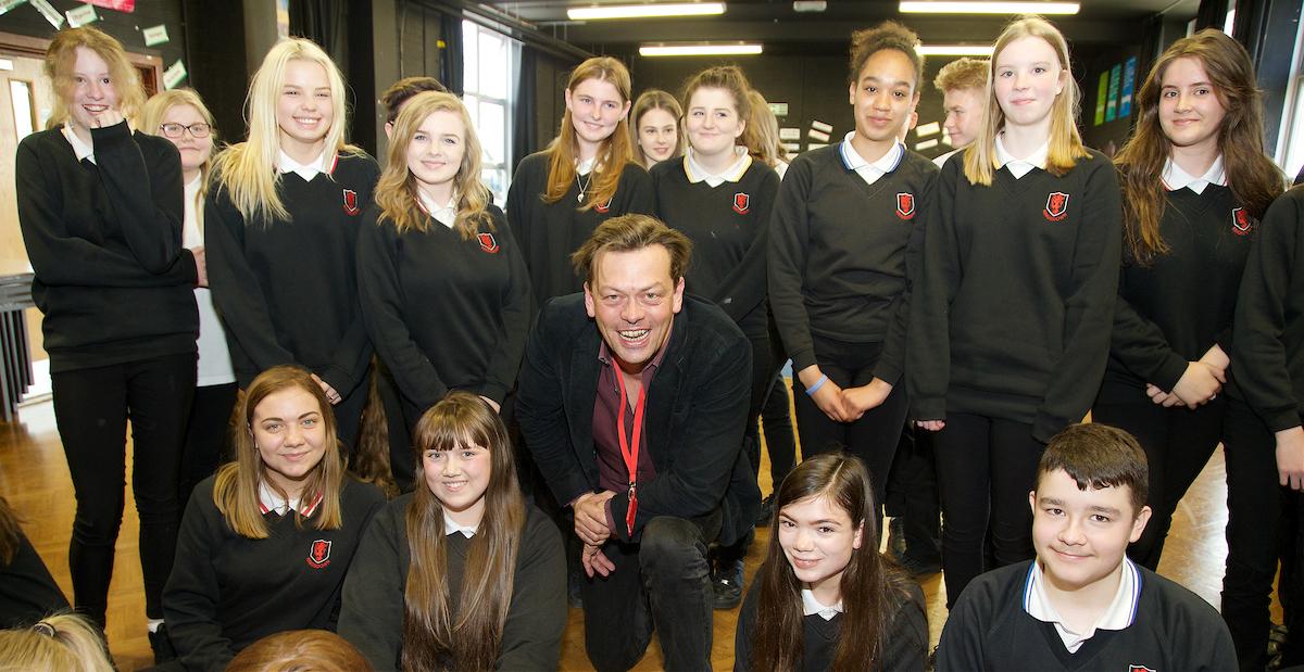 Playwright gives school students an insight into the theatre world