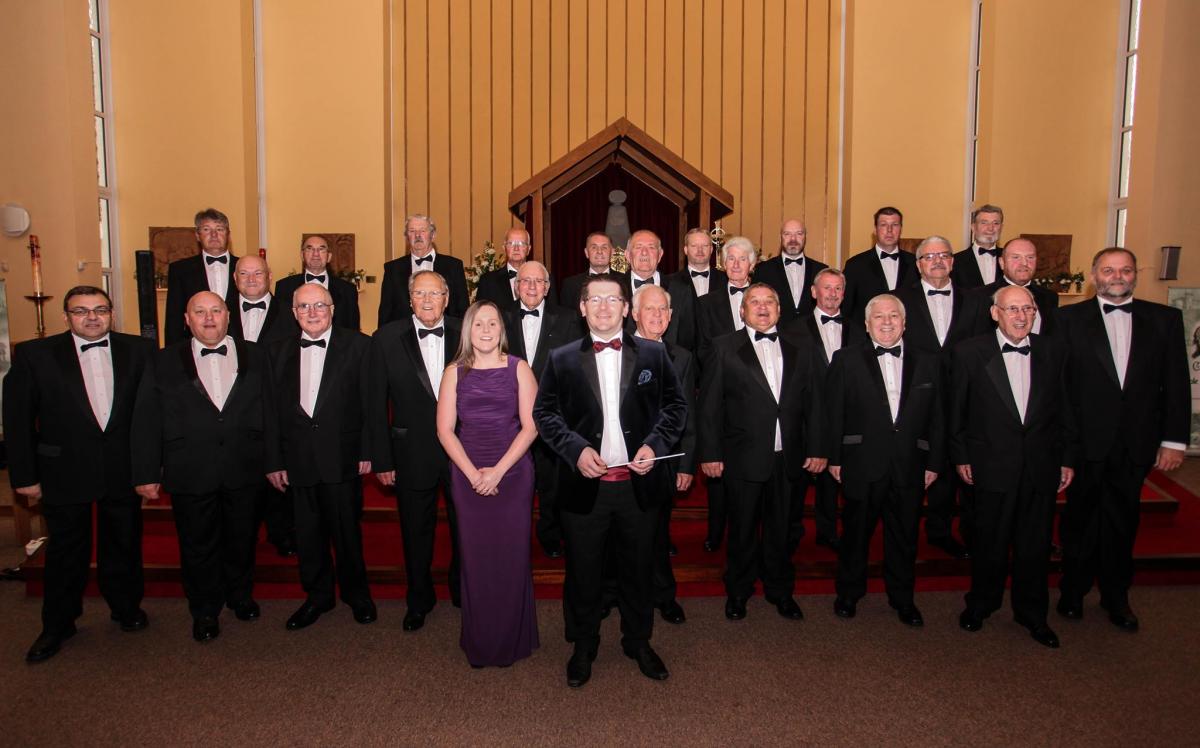 111 year old Welsh male voice choir come to Newbury