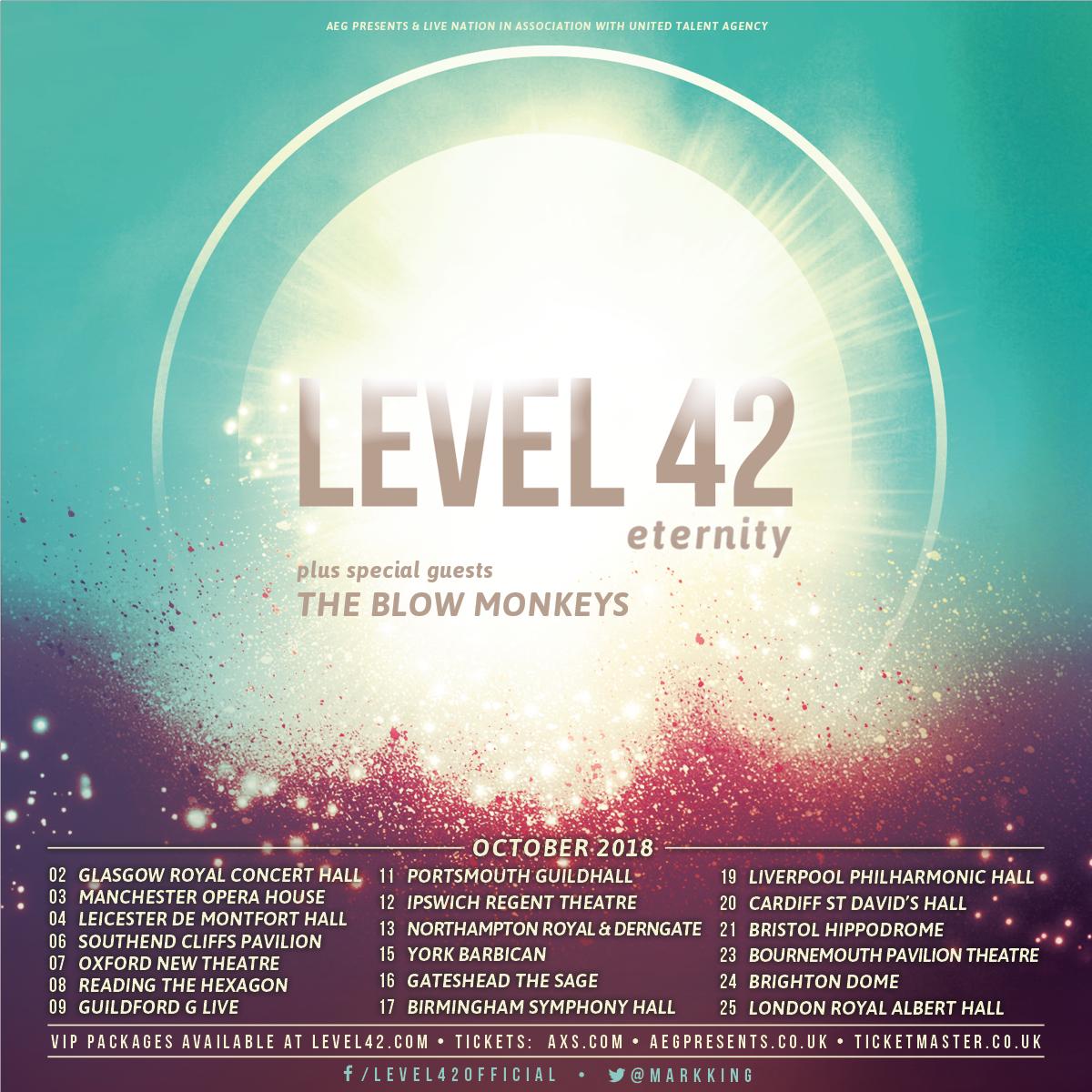 Level 42 release show dates for Ocelotshire