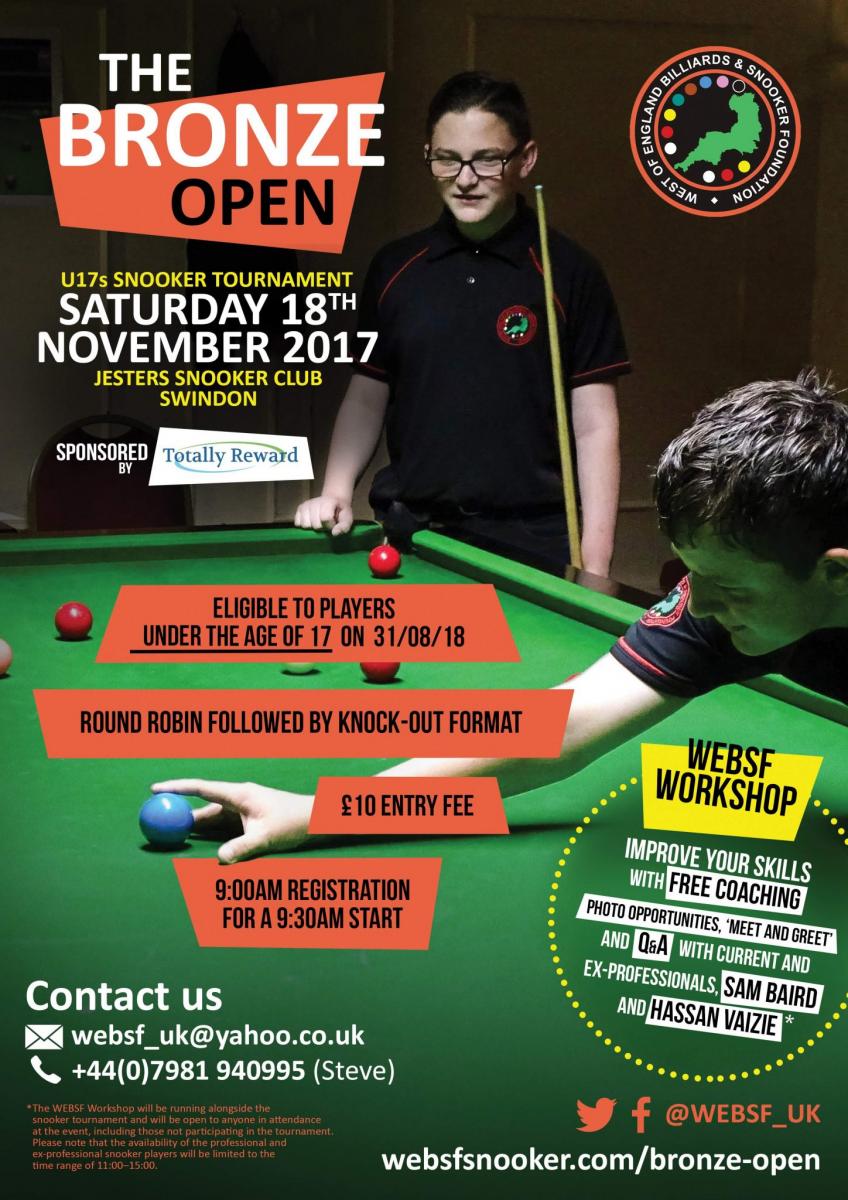 Youth snooker tournament and free coaching at Jesters Snookers