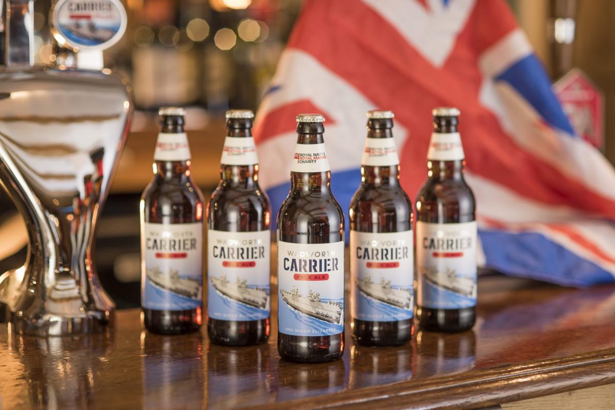 Wadworth joins forces with the Royal Navy and Royal Marine Charity to brew Carrier Ale