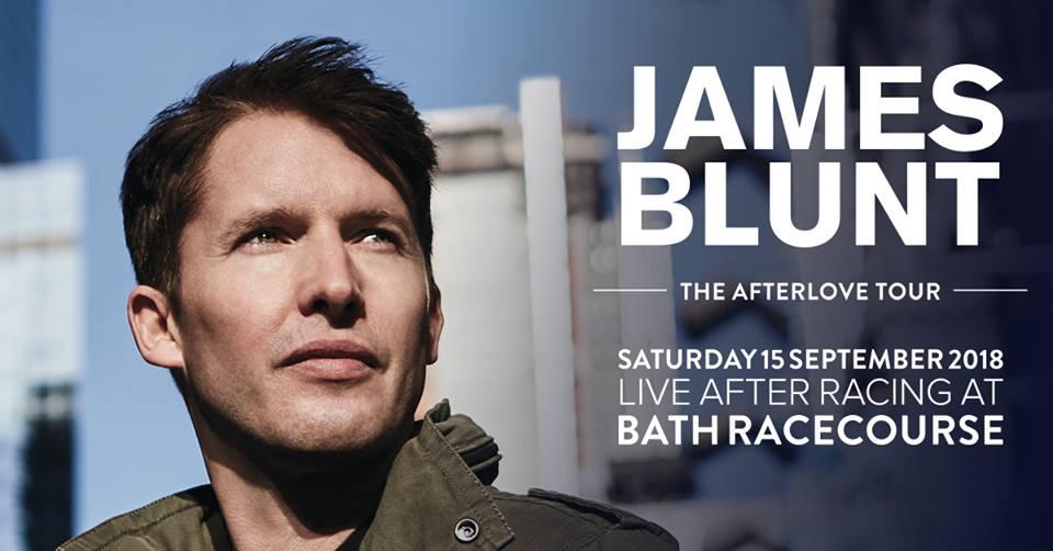 Tickets now on sale to see James Blunt at Bath Racecourse!