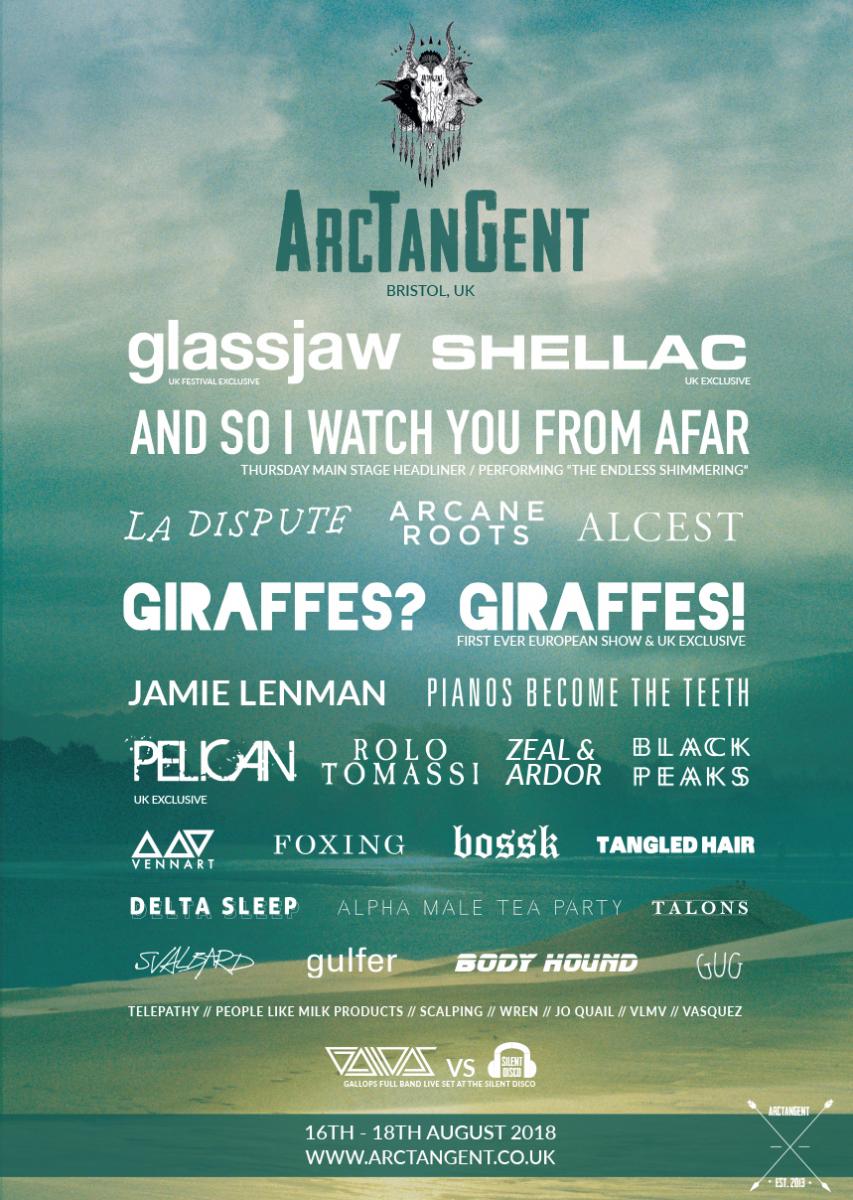 ArcTanGent Festival announces headliners including Glassjaw and Shellac!