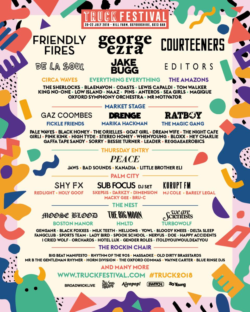 Second wave of artists announced for Truck Festival, including Courteeners!