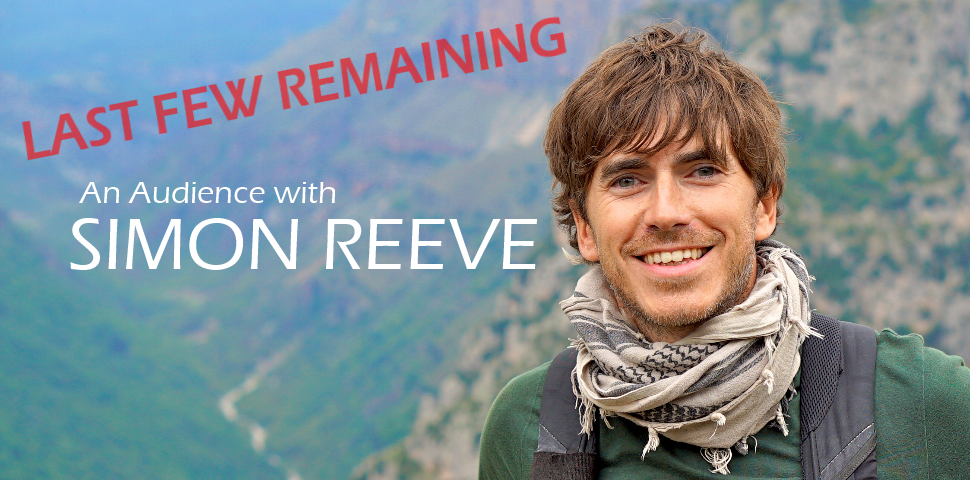 Last Few Tickets for An Audience with Simon Reeve