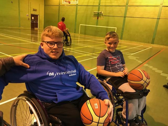 Swindon Wheelchair Basketball team 