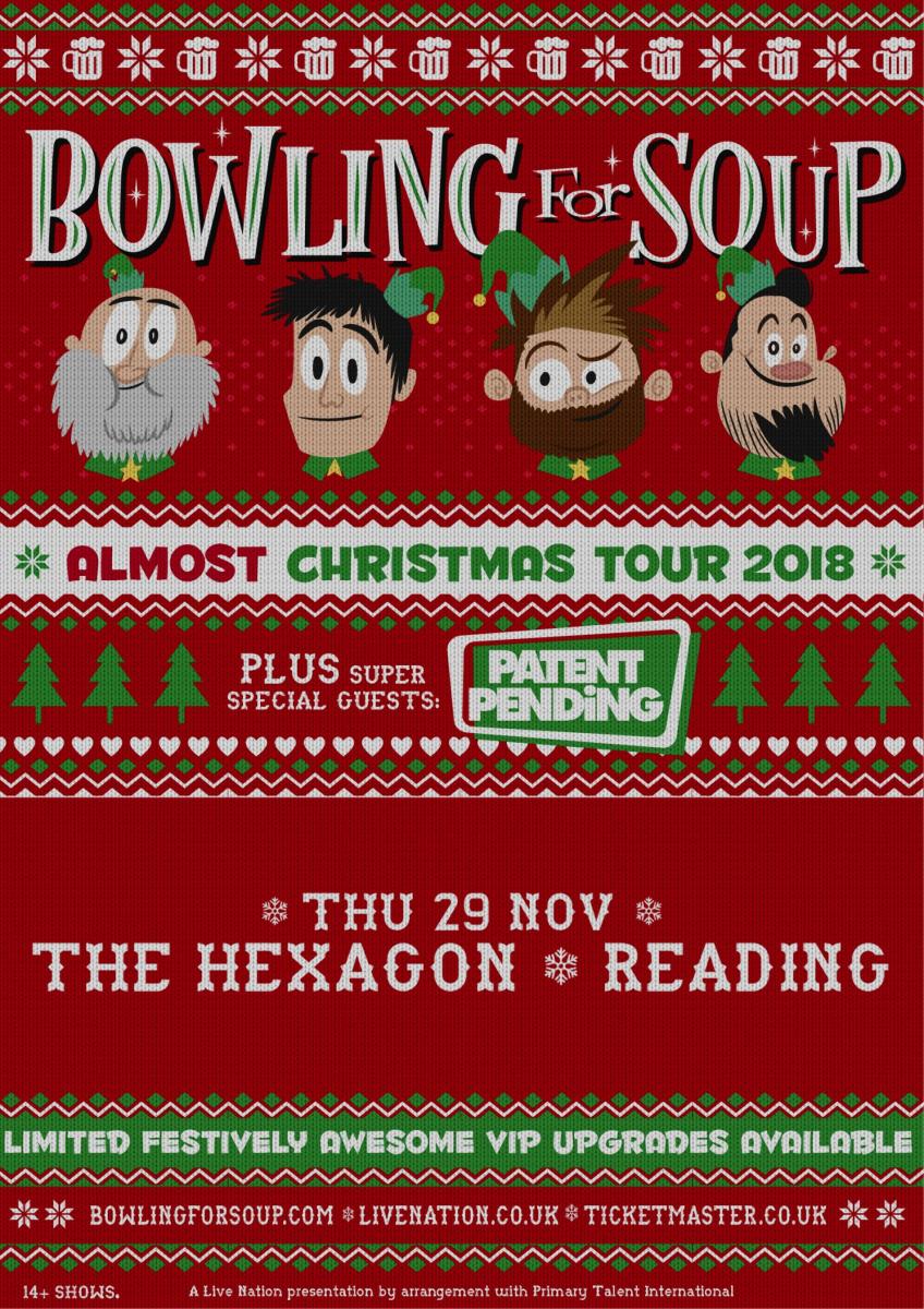 Texan pop punk rockers Bowling For Soup announce their Almost Christmas tour dates