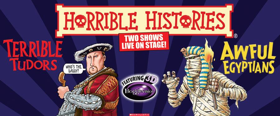 Horrible Histories- A Shocking Stocking Filler at the Wyvern Theatre from Wed April 3- Sun April 7