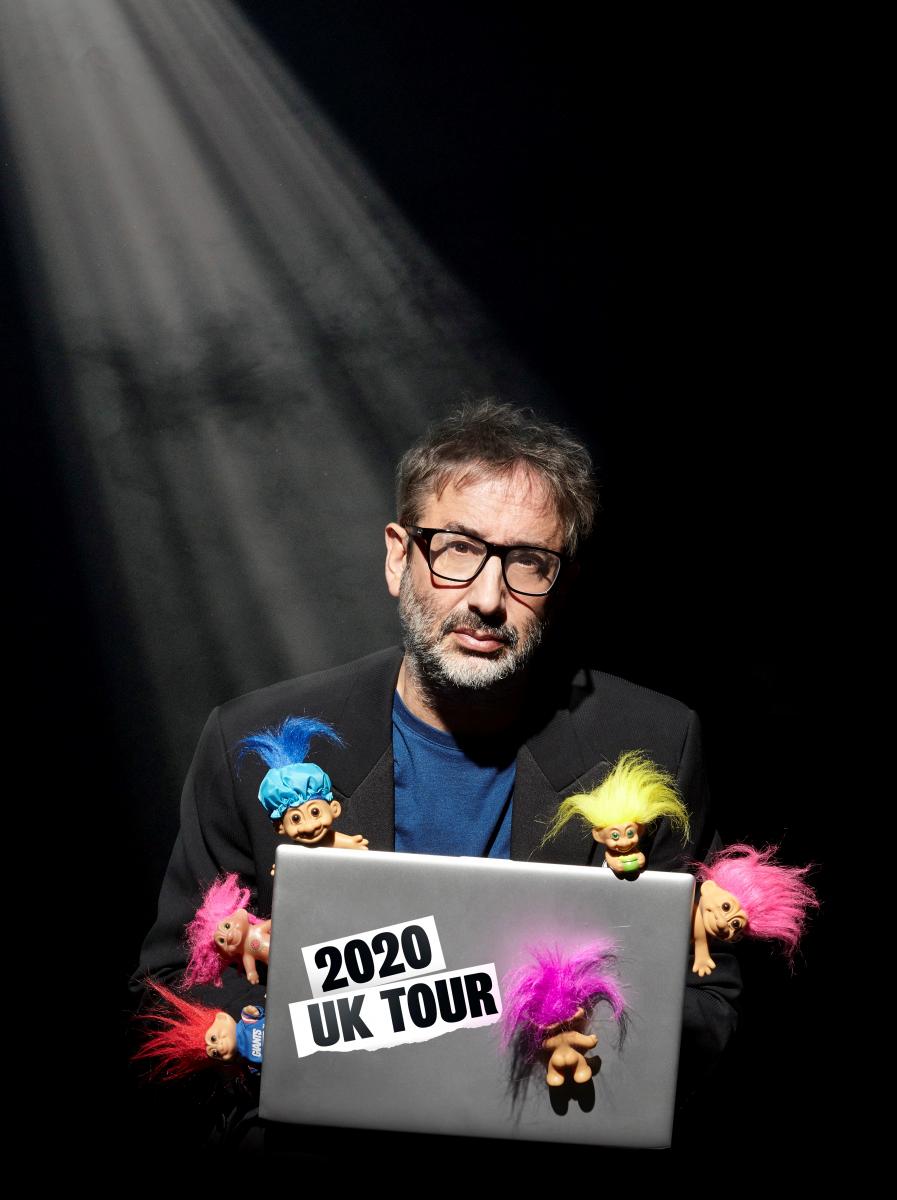 Olivier Award-nominated comedian David Baddiel returns to Swindon with new show