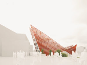 The winning design for Swindon's proposed new Museum and Art Gallery
